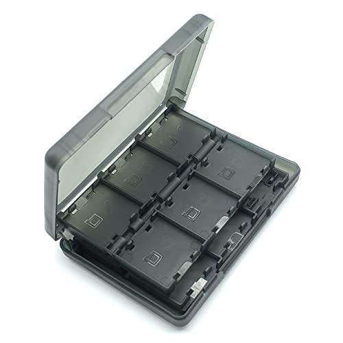 SAMTN Game Holder Card Case, 28-in-1 Catridge Aufbewahrungsbox, Schutz für 3DS / DSi / DS / DS Lite (Schwarz)