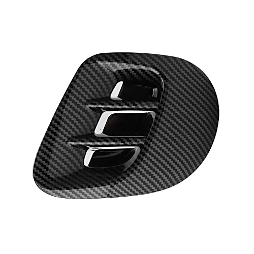 VFENSE Hinten Seite Outlet Trim Hinten Flügel Seite Air Vent Abdeckung Trimmt Ersatz for Smart Fortwo 453 2015 ‑ 2021 Auto Styling(Carbon)