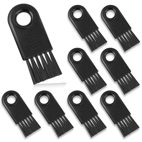 8 Stück Rasierer Reinigungspinsel, Rasierer-Reinigungsbürste Rasierer-Reiniger Nylon-Haarbürste Reinigungsbürsten-Set für elektrische Haarschneidemaschinen (schwarz)