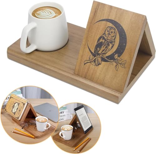 Targetone Kleines Lese-Bücherregal, Dreieckiger Buchhalter, Kurzer Premium Einfaches Bücherregal für Nachttisch Büro Schreibtisch Bibliothek oder Tischdekoration für Kaffee und Buchliebhaber-Geschenke