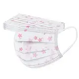 YpingLonk 10 Stück ?? ?????? ????????????? Erwachsene Mundschutz mit Blumen Druck Halstuch Einweg 3-lagig Atmungsaktiv Elegant Mund Nasenschutz Bunt Schals Bandana