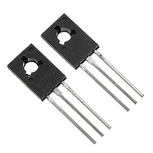 PENGLIN 10PCS BD139 NPN Leistungstransistor+10PCS BD140 PNP Leistungstransistor 1.5A 80V Audio Leistungsverstärker Transistor TO-126 Transistor Triode Elektronische Bauteile