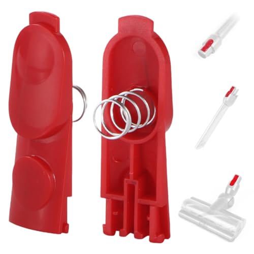 NHQZ 2 Stück Staubsaugertaste, Schalter Verstärkt Mit Feder, Ersatzteile Trigger Reparieren Knopf für Staubsauger, Geeignet für die Reparatur von V7, V8, V10 und V11