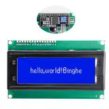 LCD Display Modul Binghe 2004 LCD Display 16x2 Zeichen Display Modul I2C IIC Display 5V LCD mit Hintergrundbeleuchtung Blauem Bildschirm kompatibel mit Arduino mit Raspberry Pi