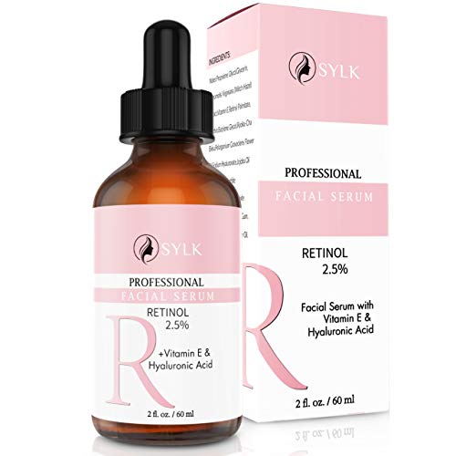 Retinol Serum Gesicht mit Hyaluron für Microneedling Hochdosiert | Testsieger | Falten Weg Soforteffekt | Anti Aging Gesichtsserum | Pickelmale & Pigmentflecken Entferner Gesicht | 60 ml