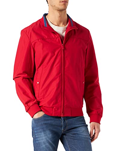 Geox M VINCIT Heren Jacke, TRUE RED, 48 DE