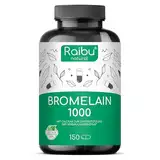 Bromelain Hochdosiert Kapseln I 1000 mg pro Tag I 150 magensaftresistente Kapseln I Natürlicher Ananasextrakt I In Deutschland produziert und laborgeprüft