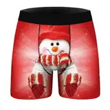 PTLLEND Weihnachten atmungsaktiv, bequem modisch, mit Taillen-Boyshort-Unterwäsche (XXL)