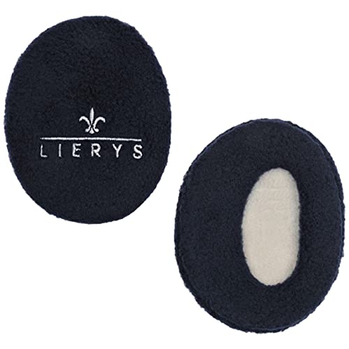 LIERYS Earbags Ohrenwärmer Damen/Herren - Ohrwärmer gefüttert mit Fleece - Schutz vor Wind/Kälte - Ohrenschützer in Small - umschließen Ohr völlig - Herbst/Winter blau