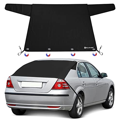 AYAMAYA Heckscheibenabdeckung Auto Heckscheibe Scheibenabdeckung Winter mit Magnet, Auto Eisschutz Frostschutz Abdeckung Anti Schneedecke Scheibenschutz Winterabdeckung 140x80cm