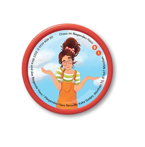Kekz Audiochip für Kekzhörer, Mira und das Fliegende Haus - Kekz 1: Chaos im fliegenden Haus, Hörspiel für Kinder ab 4 Jahren, Spielzeit ca. 43 min.