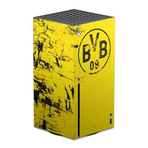 Skin kompatibel mit Microsoft Xbox Series X Folie Sticker Borussia Dortmund Offizielles Lizenzprodukt BVB