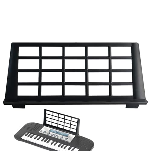 Notenbuchständer Für Keyboard, Desktop Notenhalter, Zubehör Für Noteninstrumente, Faltbarer Notenhalter Für Klaviertastatur Anfänger und Professionelle Interpreten - 45,5x20,5 cm