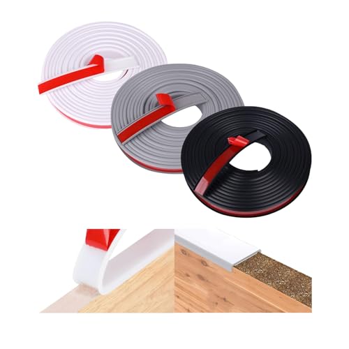 Kantenumleimer Selbstklebend,Kantenschutz Baby,U Profil Kunststoff PVC Kantenband füR Schrankreparatur,MöBelrestaurierung Und Renovierung,Abschlussleiste (Weiß 9mm-3.5m)