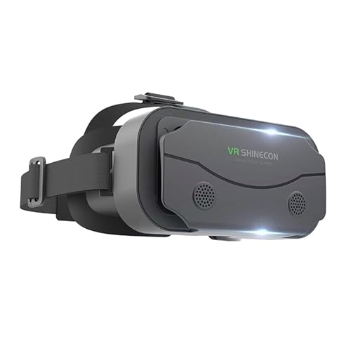 VR Brille kompatibel mit Android/iOS, Virtual Reality Headset 3D VR Brille für immersive Spiele in 3D-Filmen, für 5 bis 7,2 Zoll