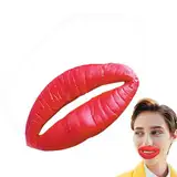 Wurstmund- , dicke Aprilscherz-Tageslippe, geruchloses Latex-Vinyl, künstliche Ketten, Neuheit, Wurst, Cosplay, Plüsch, riesige Lippen, Maskerade Lippen zum Posieren mit Freunden, Familie oder