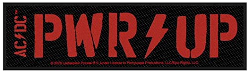 AC/DC PWR Up Unisex Patch schwarz/rot 100% Polyester Band-Merch, Bands