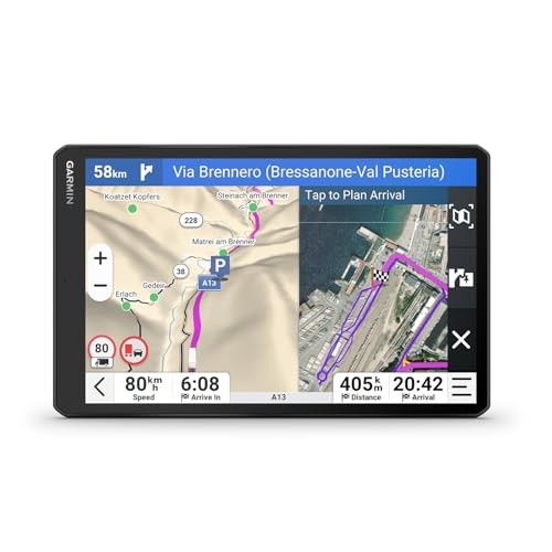 Garmin dēzl LGV720 MT-S - smartes LKW-Navigationsgerät mit 7" (17,7cm) Farbdisplay, vorinstallierten EU Karten (34 Länder), Fahrzeugspezifische Routenführung, Wetterwarnungen, beliebte LKW Strecken