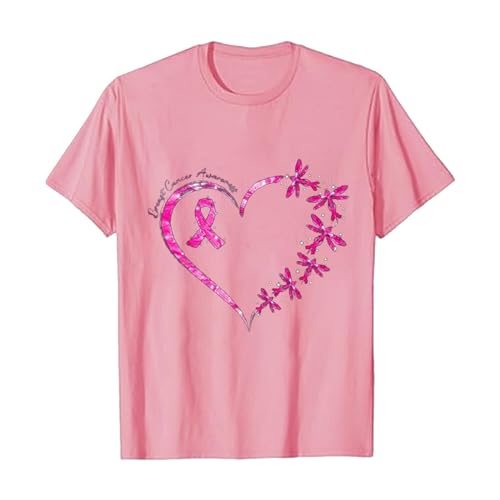 Lässiges T-Shirt für Damen und Mädchen 2024, Damen-T-Shirts, Sommer, lockere Ärmel, Tank-Top, lockere Hemden, lustige Hemden, Übergröße, Fair-Isle-Top, rose, Small