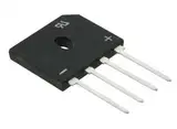 Vishay Brückengleichrichter, 1-phasig 6A 800V THT 1V GBU 4-Pin 5μA