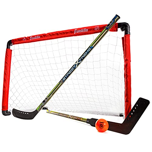 Franklin Sports Hockeytor und 2 Schläger Set - NHL