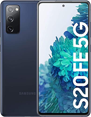 Samsung Galaxy S20 FE Smartphone 5G, 6.5 Zoll Super AMOLED Display, 4.500 mAh Akku, 32MP Selfie Kamera, Fan Edition - Deutsche Version (128GB mit 5G, Cloud Navy), SM-G78