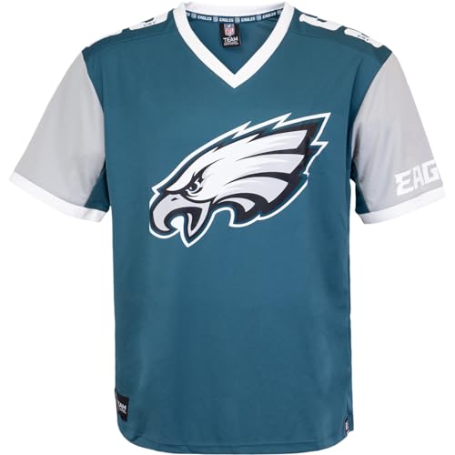 Fanatics Recovered NFL Team Color Block Jersey Trikot (L, Philadelphia Eagles)