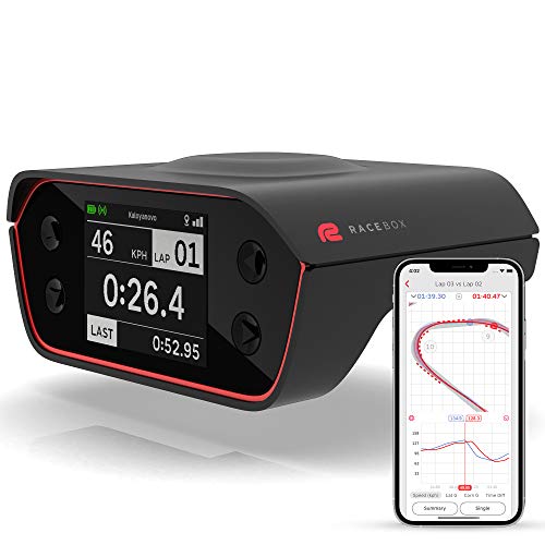 RaceBox 10 Hz GPS-basierte Leistungsmesserbox mit mobiler App – Renn-Renn-Timer und Drag Meter – Racing Accelerometer Datenlogger