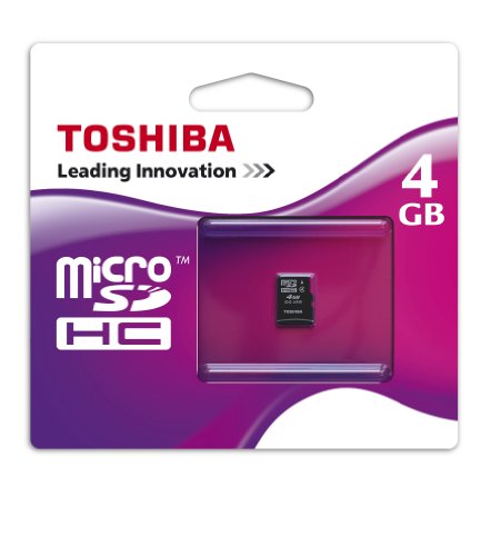 Toshiba Flash-Speicherkarte microSDHC SD-C04GJ - 4 GB - Class 4