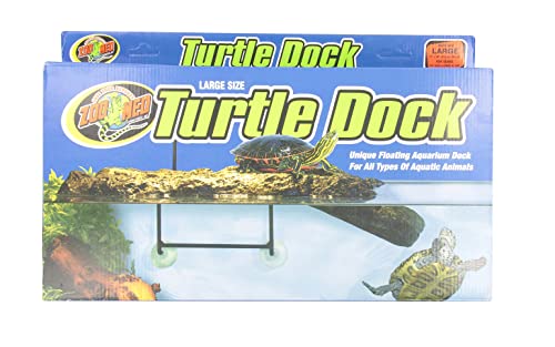 Zoo Med TD-30e Turtle Dock LG Sonnenplatz für Wasserschildkröten - passt sich automatisch an den Wasserstand an