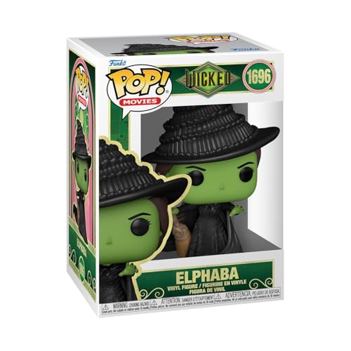 Funko Pop! Movies: Wicked - Elphaba - Vinyl-Sammelfigur - Geschenkidee - Offizielle Handelswaren - Spielzeug Für Kinder und Erwachsene - Movies Fans - Modellfigur Für Sammler und Display