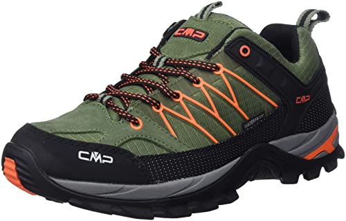 CMP Herren Rigel Low Shoe WP Trekking-Schuhe, TORBA-Flash ORANGE, 47 EU