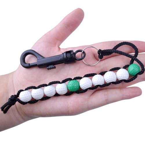 Golf Bead Stroke Counter – Tragbarer Bead Score Für Golfrunden | Kompakt Und Praktisch, Einfache Möglichkeit, Den Überblick Über Schläge Zu Behalten, Tolles Zubehör Für Golfer, Passt In Die TA