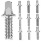 WHAMVOX 10St Fassverschraubungen Trommelschlüsselschrauben Trommelschrauben für Pedalwellen Schlagzeug Schrauben Schlagzeug Hardware Trommel-Hardware-Schrauben Snaredrum-Hardware