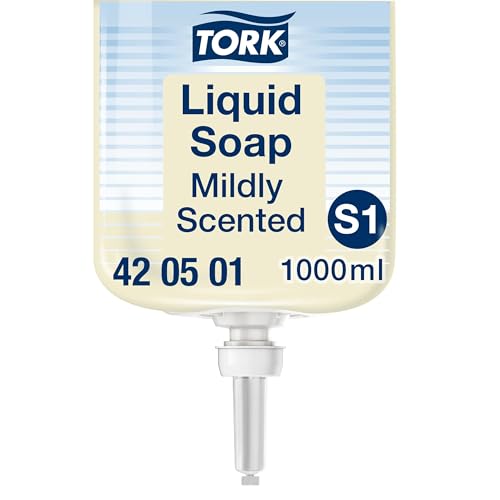 Tork Mild Duftende Hand Flüssigseife S1, frischer Duft, 1 x 1000 ml, 420501