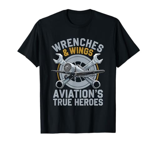 Flugzeugtechniker Flugzeugwartung Flugzeugmechaniker T-Shirt