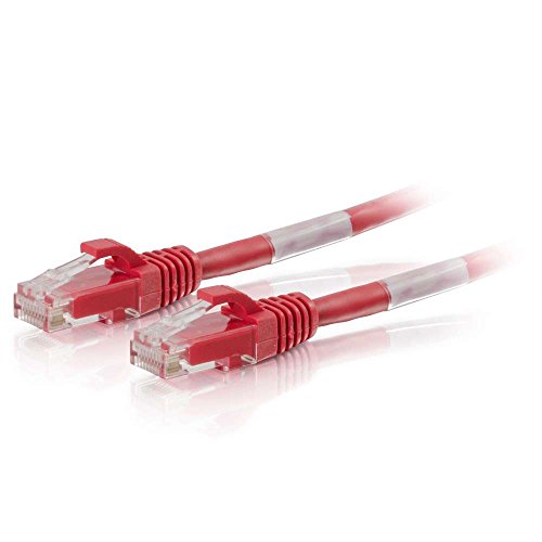 C2G 2m Rotes Cat6 Netzwerk Crossover Patchkabel. XOVER Ethernet-Kabel, Peer-To-Peer-Computerleitung