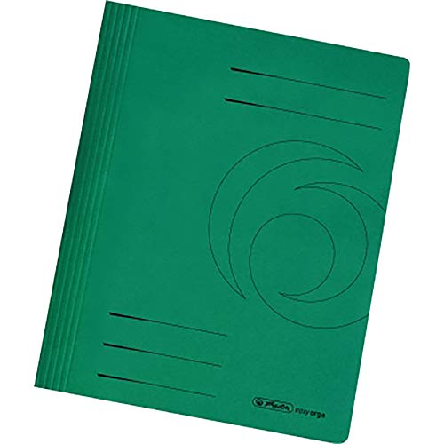 Herlitz 10902542 Schnellhefter, DIN A4, PP-Folie Grün