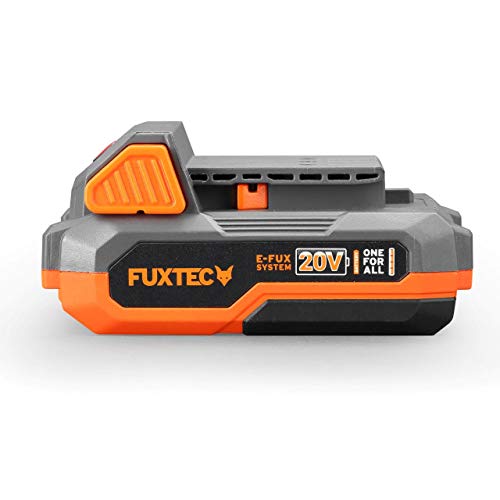 Fuxtec Akku 2Ah 20V E1B2AH Li-Ion Batterie passend 20 Volt Gartengeräte & Werkzeuge – Ladezeit 60 Min