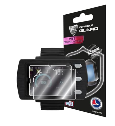 IPG Für Suunto Eon Steel Black Dive Computer Hydrogel Protector Invisible Touch Screen Sensitive Ultra HD Clear Film Anti-Scratch Skin Guard - Smooth/Self-Healing/Bubble Free for EonSteel