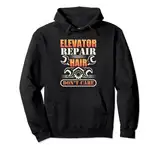 Aufzugreparatur Haar - Don't Care Aufzugbetreiberin Pullover Hoodie