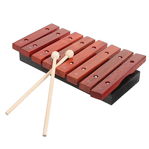 SHOWERORO Kinder Xylophon Aus Holz Mit Schlägeln Musikinstrument Für Kinder Perfekt Als Einsteiger Xylophon Hochwertiges Holzspielzeug Für Musikalische Früherziehung