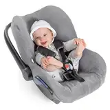 Zamboo Bezug für Maxi Cosi Citi Babyschale - Schutzbezug/Sommerbezug mit Perfekter Passform für Autositz Citi, atmungsaktiv gegen Schwitzen, maschinenwaschbar - Grau (Standard)