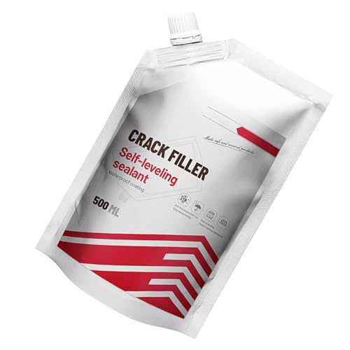 Beton Riss Füller, Hochelastizitäts Zement -Rissfüller Zum Patchen, Reparaturdichtmittel Dichtungsfarbe, Abflussreparaturen Und Betonfixierungen - Innen- Und Außengebrauch, 500ml