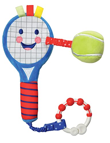 Little Sport Star Baby Tennisschläger,Sensorisches Sportspielzeug für Babys und Kleinkinder,Baby Tennis,Geschenk für Neugeborene und Babys,Original British Sports Baby Spielzeug,Erster Tennisschläger