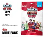 Topps Bundesliga Match Attax 24/25 - Multipack - enthält 50 Karten, darunter Zwei Limitierte Black Edge Karten