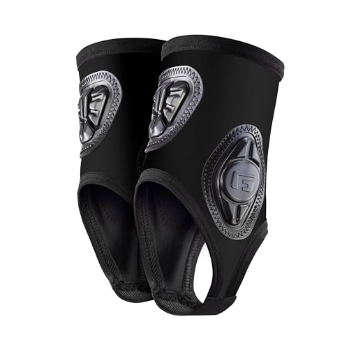 G-Form Pro-X Knöchelschützer - Fußball-Trainingsausrüstung und Fahrradzubehör - Schwarz, Erwachsene S/M