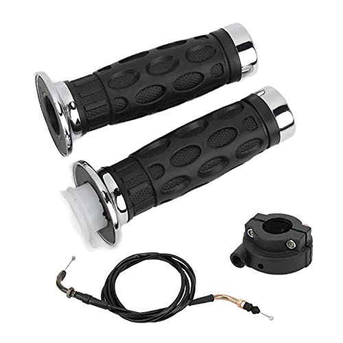 VOBOR 7/8-Zoll Universal Gasgriffe-Motorrad Griffe mit Kabelgehäusehalter für GY6 Motor 50cc-125cc Moto Bike Dirt Bike Quad