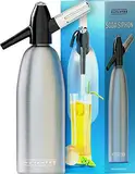 innovee Soda Siphon – Ultimate Soda Maker – Aluminium – 1 Liter – mit Gratis Cocktail Rezepte (E-Book)