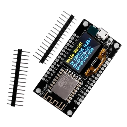 Module Pin Electronic Sure Here's A Product Title for Listing 1 Set Esp8266 Development Board with 0.96 Inch Oled Display Ch340 Driver Programming I2c USB